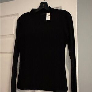 Banana Republic Black Long Sleeve Blouse BRAND new
